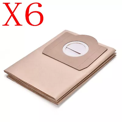 6x Paper Filter Bag For Karcher WD3 WD3.5P Premium MV3 MV3P A2504 Vacuum • $18.48