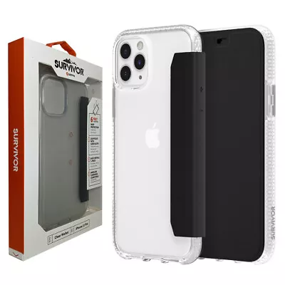 Griffin Survivor Clear Wallet Tough Case For Apple IPhone 11 Pro - Clear / Black • £8.95