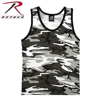 Rothco 6601 Mens City Camo Tank Top T-Shirt • $12.99