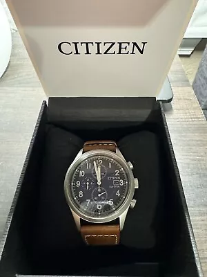 Citizen Eco-Drive Chandler Blue Men's Watch - CA062105L • $57
