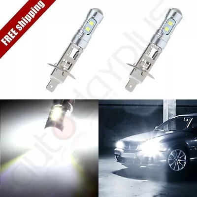 NEW 2x H1 6000K Super White 100W LED Headlight Bulbs Kit Fog Driving Light • $8.96