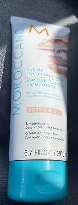 MoroccanOil Color Depositing Mask Temporary Color *Rose Gold* 6.7 Oz New Sealed • $19.88