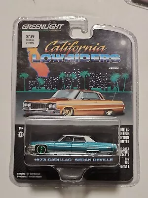 Greenlight Green Machine 1973 Cadillac Sedan Deville California Lowrider Chase • $29.99