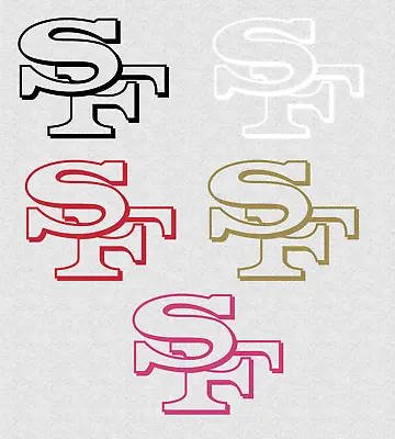 San Francisco 49ers SF Logo Decal • $4.99