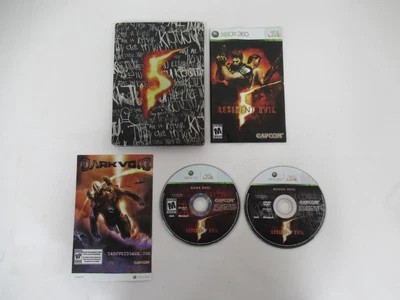 $20 • Buy Resident Evil 5 Xbox 360 Video Game Complete 2-disc Set Steelbook Tested Working