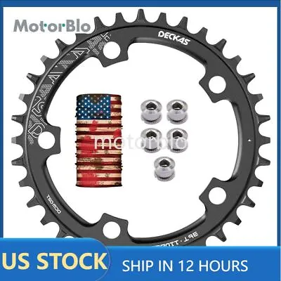 DECKAS 110mm BCD Narrow Wide Single Chainring 110BCD CNC 36T W/ 5 Bolt 1X System • $21.99