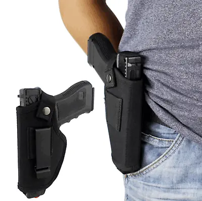 Gun Holster Tactical Concealed Carry Left/right Hand Pistol IWB OWB Universal • $6.99