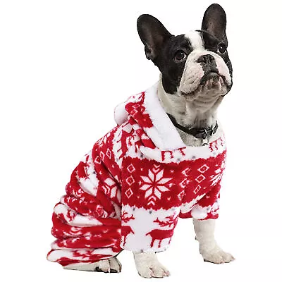 Pet Christmas Clothes Dog Christmas Sweater Pet Clothes Puppy Costume S~4XL • $13.33