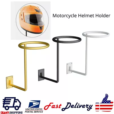 Motorcycle Helmet Holder Hook Jacket Bag Display Storage Rack Wall Mount Hanger • $13.29