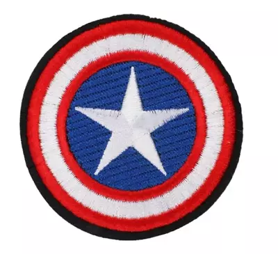 CAPTAIN AMERICA Shield - Marvel Character Logo - Embroidered Sew/Iron On Patch • $4.95