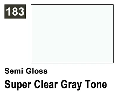 Mr.Hobby G183 Mr.Color Semi Gloss 183 Super Clear Gray Tone (10ml) Modeling • £3.53