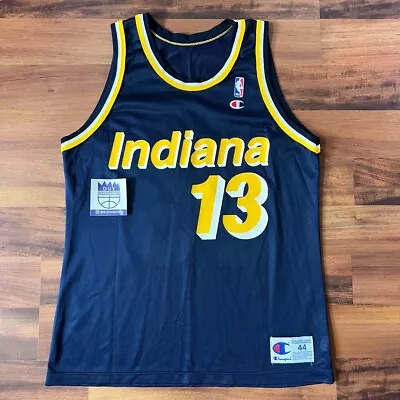 Vintage Mark Jackson #13 Indiana Pacers Champion NBA Jersey Sz 44 • $87.75