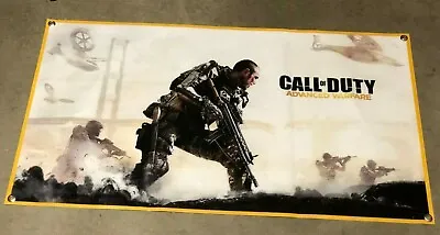 Call Of Duty Video Game Thick Canvas Vinyl Banner Poster Sign Display Figure • £33