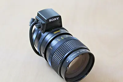 Sony-Canon Tv Zoom J6x11 11-70mm 1:1.4 Macro Industrial Camera Lens W/Connector • $250.17