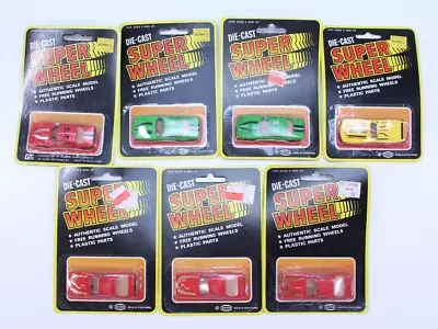 NOS VTG Super Wheel Soma Die Cast Diecast Race Car Thunderbird LOT Of 7 • $23.99