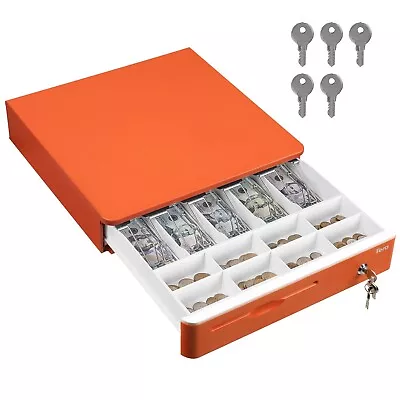 Tera 16 Inch Cash Drawer: With Micro Switch Auto Open Heavy Duty Insert Tray ... • $104.69