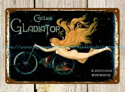 Cycles  Bike Bicycle C1880 Metal Tin Sign Garden Reproductions • $18.98