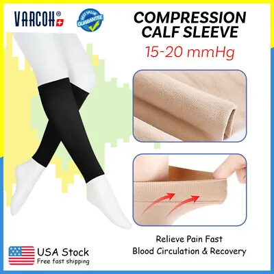 Compression Socks Maternity PregnancyVaricose VeinsRelief Nursing Calf Sleeve • $18.47