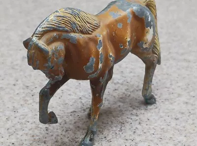 Vintage Durham Industries Prancing Horse Chestnut Bay Cast Metal Hong Kong 1976 • $14.88