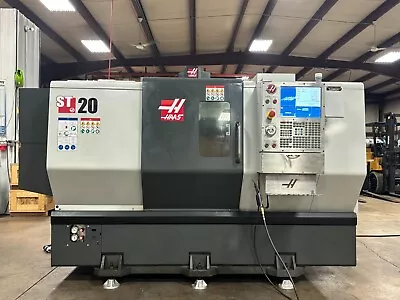 Haas St20 Lathe W/ Tailstock 3 Jaw Chuck Tool Setter 12 Position Bot Turret • $44995