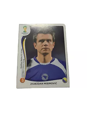 Zvjezdan Misimovic #443 2014 Panini FIFA World Cup Brazil Album Sticker Bosnia • $2.17