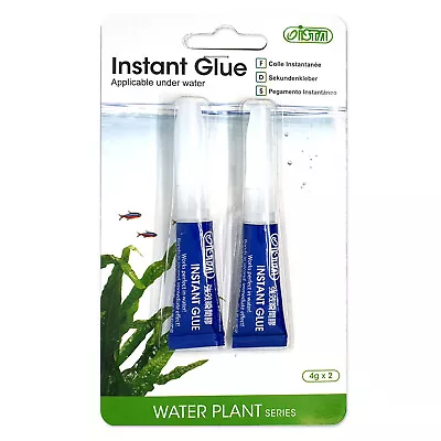 Aquarium Aquascaping Sealant ISTA Instant Glue Underwater Adhesive 4g X 2 • £4.50