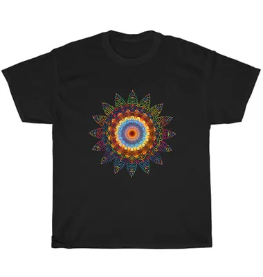 Mandala Sacred Geometry Prana Art Yoga Mantra T-Shirt Unisex Funny Tee Gift NEW • $19.99