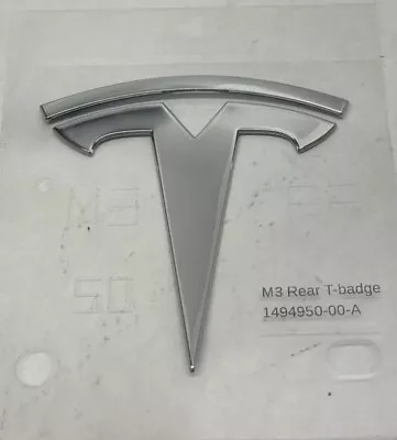 NEW Genuine Tesla Model 3 Rear T-Badge 1494950-00-A • $24.99