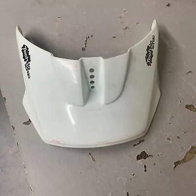 Vintage Motocross Helmet Visors White Tech Flo Acerbis VMX • $15