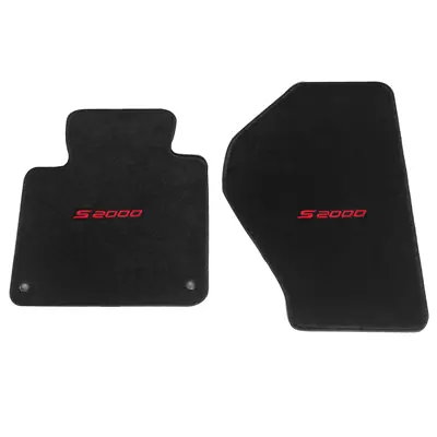 For 00-09 Honda S2000 AP1 AP2 Floor Mats Black Front Nylon Carpets W/ Red Emblem • $55.99