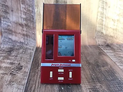 Penguin Restaurant Epoch Vintage 1983 Solar LCD LSI Game Watch Handheld Rare • $60