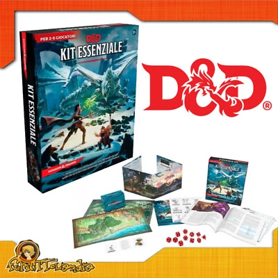 $70.29 • Buy D&d Essentials Kit Italian Starter Set For Beginners Dungeons Dragons Game