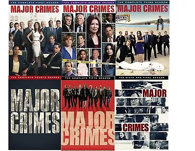 Major Crimes The Complete Series Seasons 1-6 24 DVD • $38.38