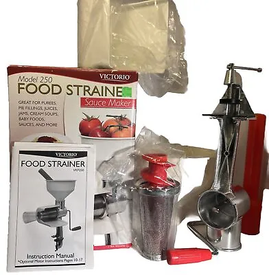 Victorio VKP250 Food Strainer Sauce Baby Food Maker Open Box NEW • $42.50