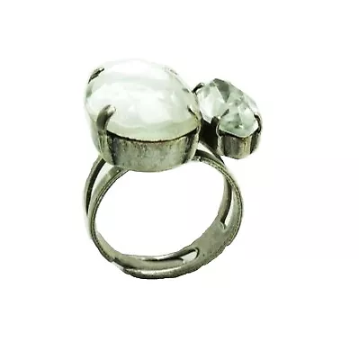 Mariana Ring Clear Oval & Marquise Swarovski Crystal Serenity Inspiration Coll. • $60