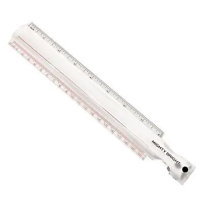Mighty Bright 20cm Magnifier Ruler For Reading Book Accessory • $16.17