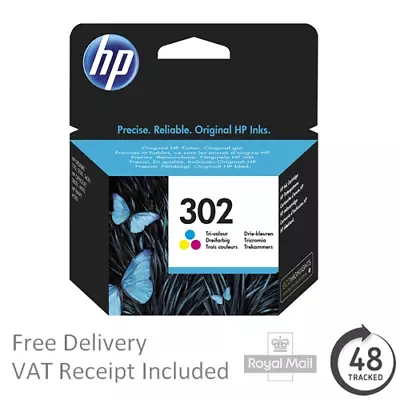 £21.95 • Buy HP 302 Or 302XL Black & Tri-Colour Ink Cartridges For OfficeJet 3835 Printer