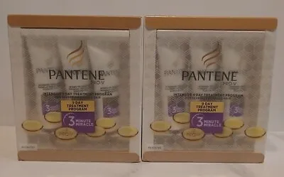 2x Pantene Pro V 3 Minute Miracle 9 Day Treatment For Severely Damaged Hair • $21.95