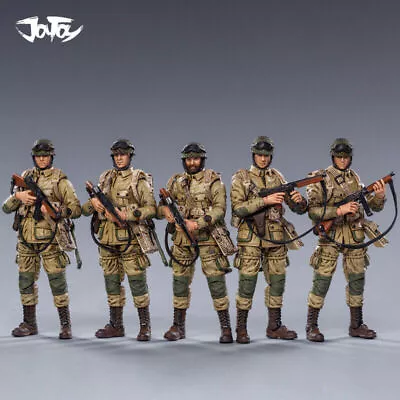 1/18 JOYTOY JT0715 WWII US Airborne Division  Action Figures Set Toys Collection • £115.37