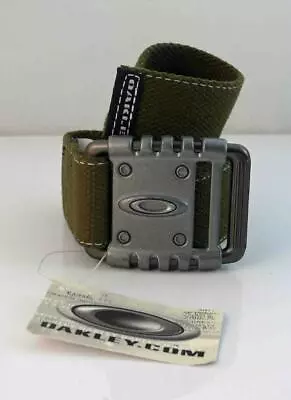 Oakley Vintage  Mens Webbed Belt 4.0  New Olive  Size L/xl  New   Last Few • $47.99