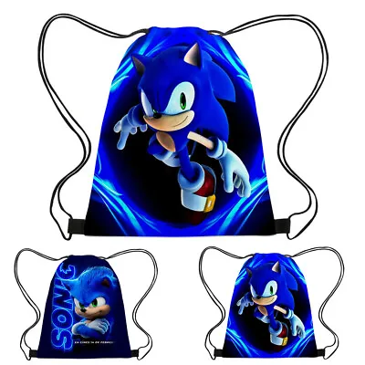 £8.29 • Buy Sonic The Hedgehog Backpack Kids Boys Girls Student School Bag Travel Rucksack