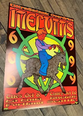 Frank Kozik - 1996 - Melvins Concert Poster S&N Ultrasatanic Overdrive Sludge • $150