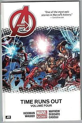 AVENGERS TIME RUNS OUT Vol 4 TP TPB $19.99srp Hickman Mayhew Deodato 2015 NEW NM • $19.99