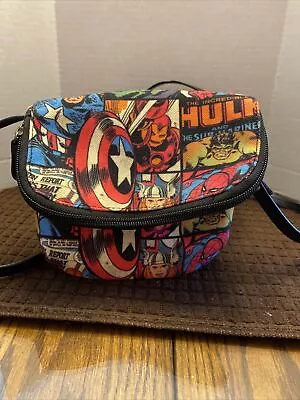 Marvel Over The Shoulder Purse With Zippered Change Flap/ Snap Shut Front • $16