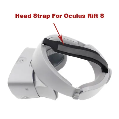 VR Headset Accessories Head Strap PU Leather Headband Foldable For Oculus Rift S • $15.41
