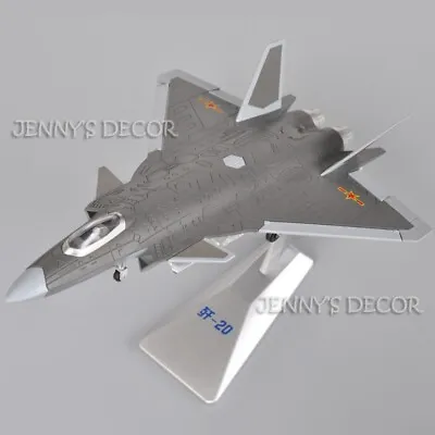 1:72 Diecast Military Aircraft Model Toy China J-20 Jet Fighter Warplane Replica • $23.90