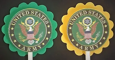 United States Army Cupcake Toppers Set Of 24 • $8.50