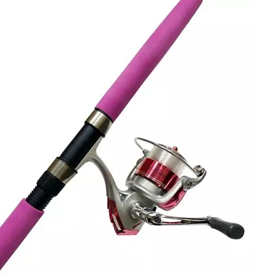 7ft Rapala Femme Fatale 6-8kg Pink Fishing Rod And Reel Combo Spooled With Line • $99.95