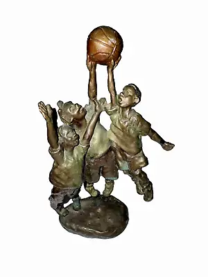Mark Hopkins SHOOTIN HOOPS Sculpture #592 Of 950 6.5'inches • $500