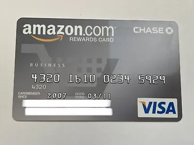 Amazon Rewards Visa Credit Card▪️Collectible Only▪️Expired In 2011▪️Chase Bank • $24.99